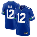 BIPIHUC S.Seahawks #12 12s Royal Throwback Player Game Jersey Stitched American Stitched Jerseys