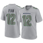BIPIHUC S.Seahawks #12 12th Fan Player Gray Atmosphere Fashion Home Game Stitched Jerseys