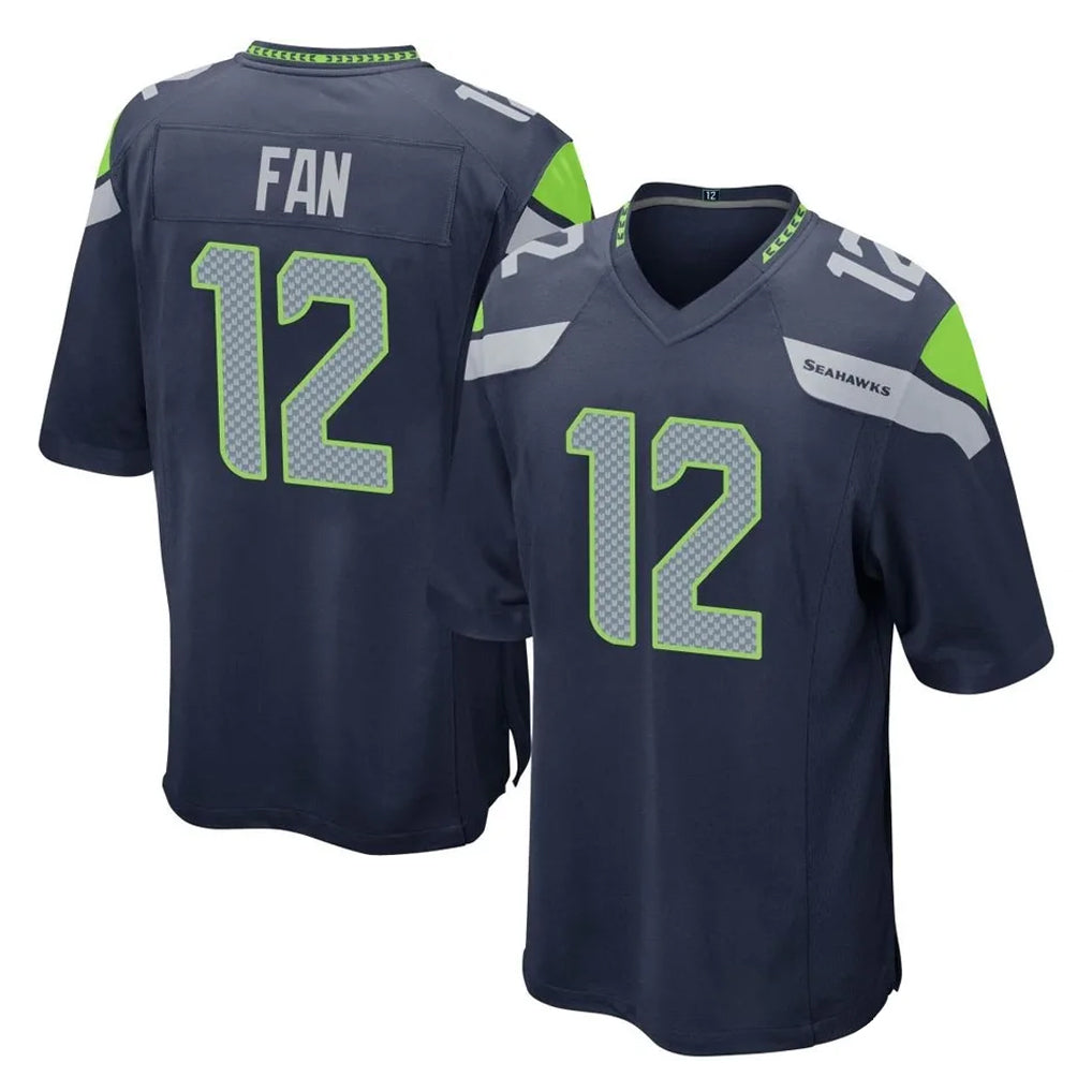 BIPIHUC S.Seahawks #12 12th Fan Player Navy Home Game Stitched Jerseys