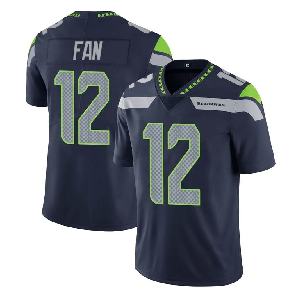 BIPIHUC S.Seahawks #12 12th Fan Player Navy Limited Vapor Untouchable Home Game Stitched Jerseys