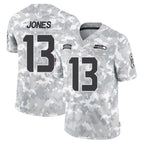BIPIHUC S.Seahawks #13 Ernest Jones IV Player Arctic Camo Limited Salute To Service Home Game Stitched Jerseys