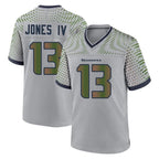 BIPIHUC S.Seahawks #13 Ernest Jones IV Player Grey 2025 Rivalries Collection Home Game Stitched Jerseys