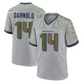 BIPIHUC S.Seahawks #14 Sam Darnold Player Grey 2025 Rivalries Collection Home Game Stitched Jerseys