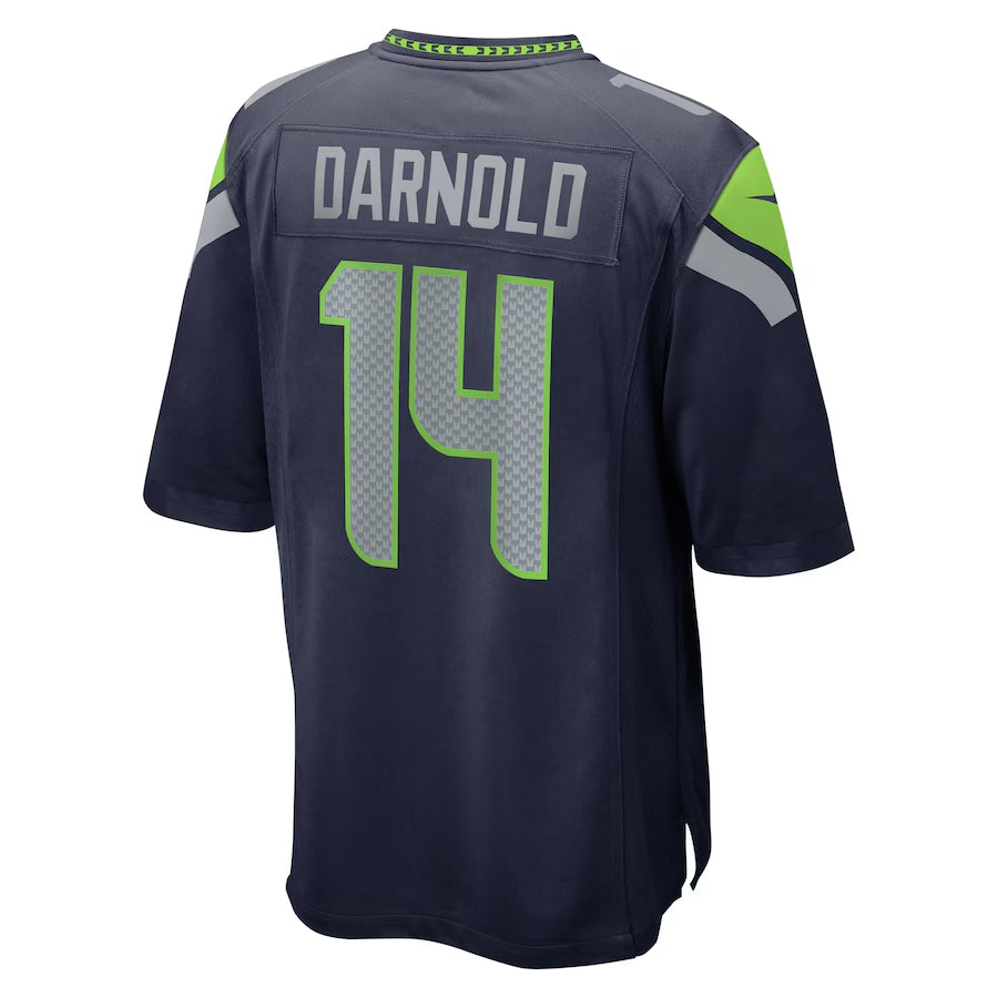 BIPIHUC S.Seahawks #14 Sam Darnold Player Navy Home Game Football Jerseys