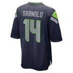 BIPIHUC S.Seahawks #14 Sam Darnold Player Navy Home Game Football Jerseys