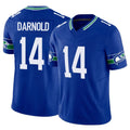 BIPIHUC S.Seahawks #14 Sam Darnold Player Royal Limited Throwback Vapor F.U.S.E. Home Game Stitched Jerseys