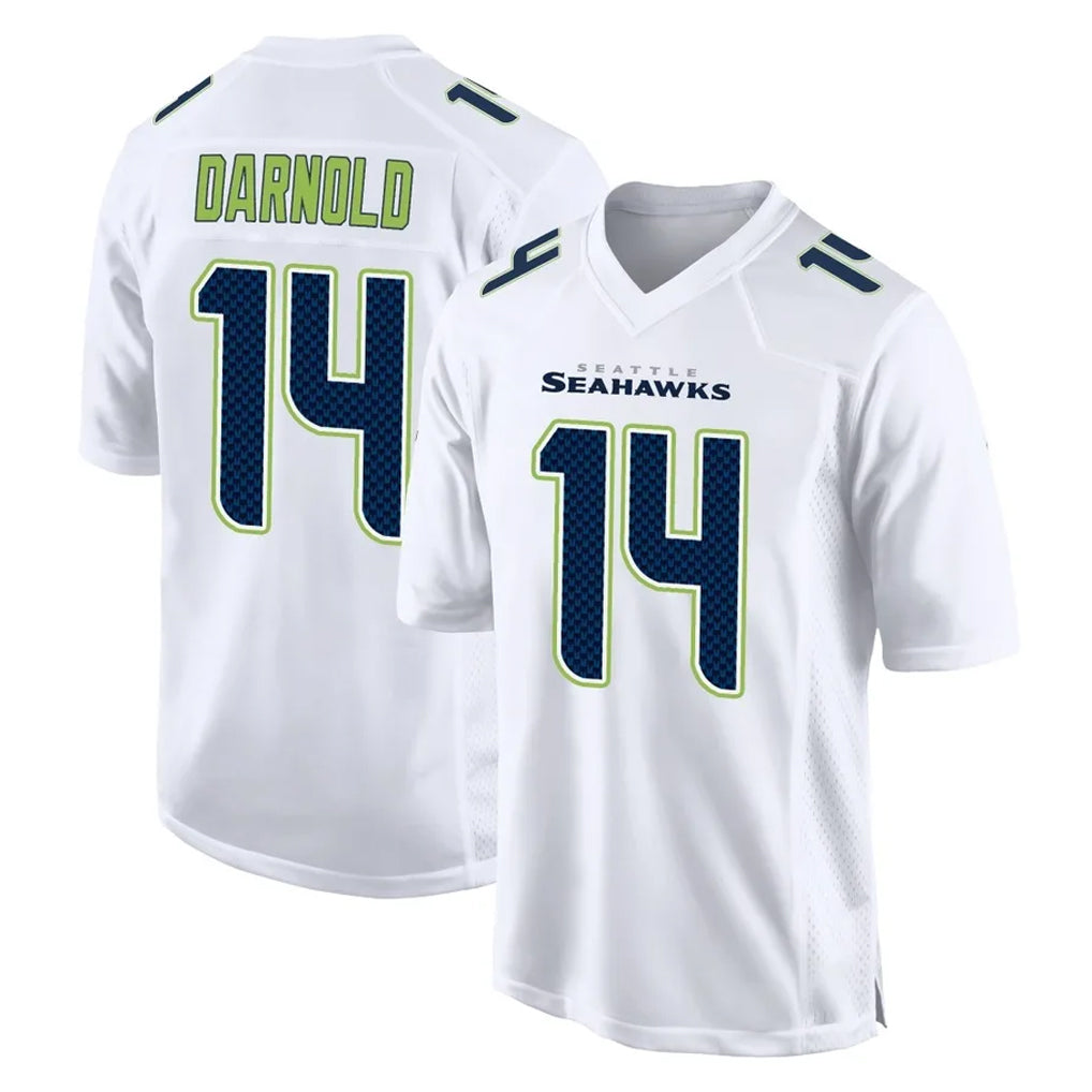BIPIHUC S.Seahawks #14 Sam Darnold Player White Tundra Fashion Home Game Stitched Jerseys