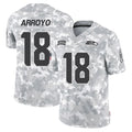 BIPIHUC S.Seahawks #18 Elijah Arroyo Player Arctic Camo Limited Salute To Service Home Game Stitched Jerseys