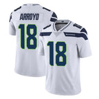 BIPIHUC S.Seahawks #18 Elijah Arroyo Player White Limited Vapor Untouchable Home Game Stitched Jerseys