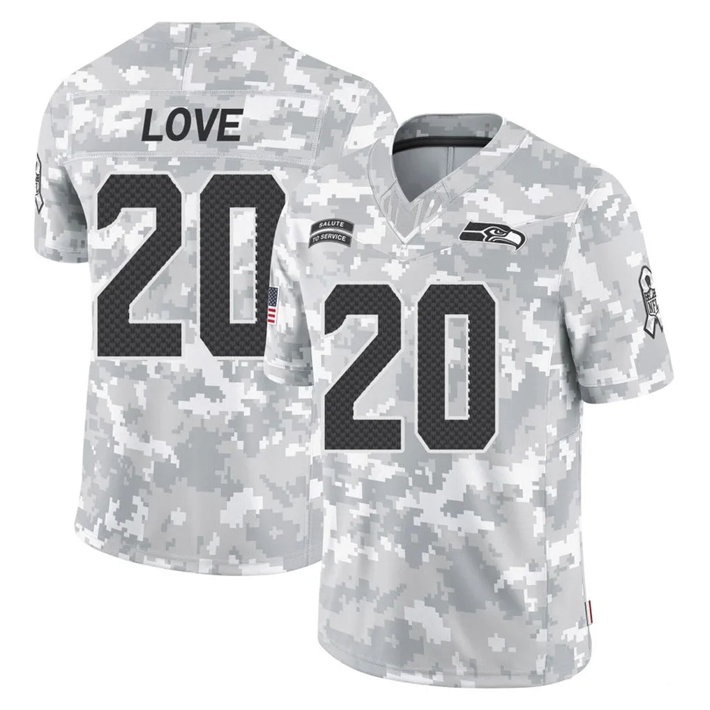 BIPIHUC S.Seahawks #20 Julian Love Player Arctic Camo Limited Salute To Service Home Game Stitched Jerseys