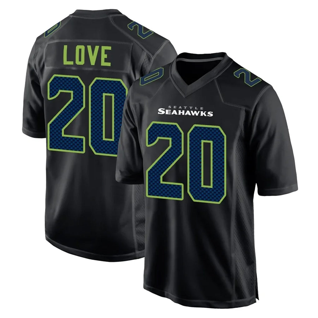 BIPIHUC S.Seahawks #20 Julian Love Player Black Limited Fashion Home Game Stitched Jerseys