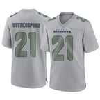 BIPIHUC S.Seahawks #21 Devon Witherspoon Player Gray Atmosphere Fashion Home Game Stitched Jerseys