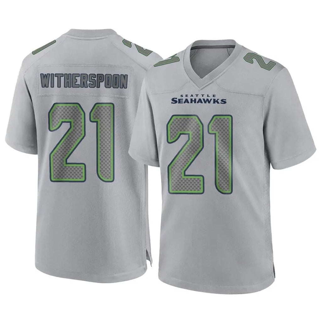 BIPIHUC S.Seahawks #21 Devon Witherspoon Player Gray Atmosphere Fashion Home Game Stitched Jerseys