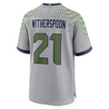 BIPIHUC S.Seahawks #21 Devon Witherspoon Player Gray Rivalries Collection Game Stitched Jerseys
