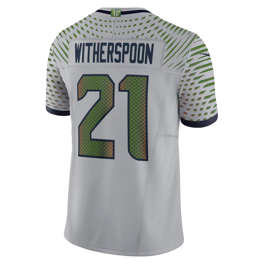 BIPIHUC S.Seahawks #21 Devon Witherspoon Player Gray Rivalries Collection Limited Stitched Jerseys
