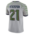 BIPIHUC S.Seahawks #21 Devon Witherspoon Player Gray Rivalries Collection Limited Stitched Jerseys