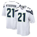 BIPIHUC S.Seahawks #21 Devon Witherspoon Player White Home Game Stitched Jerseys