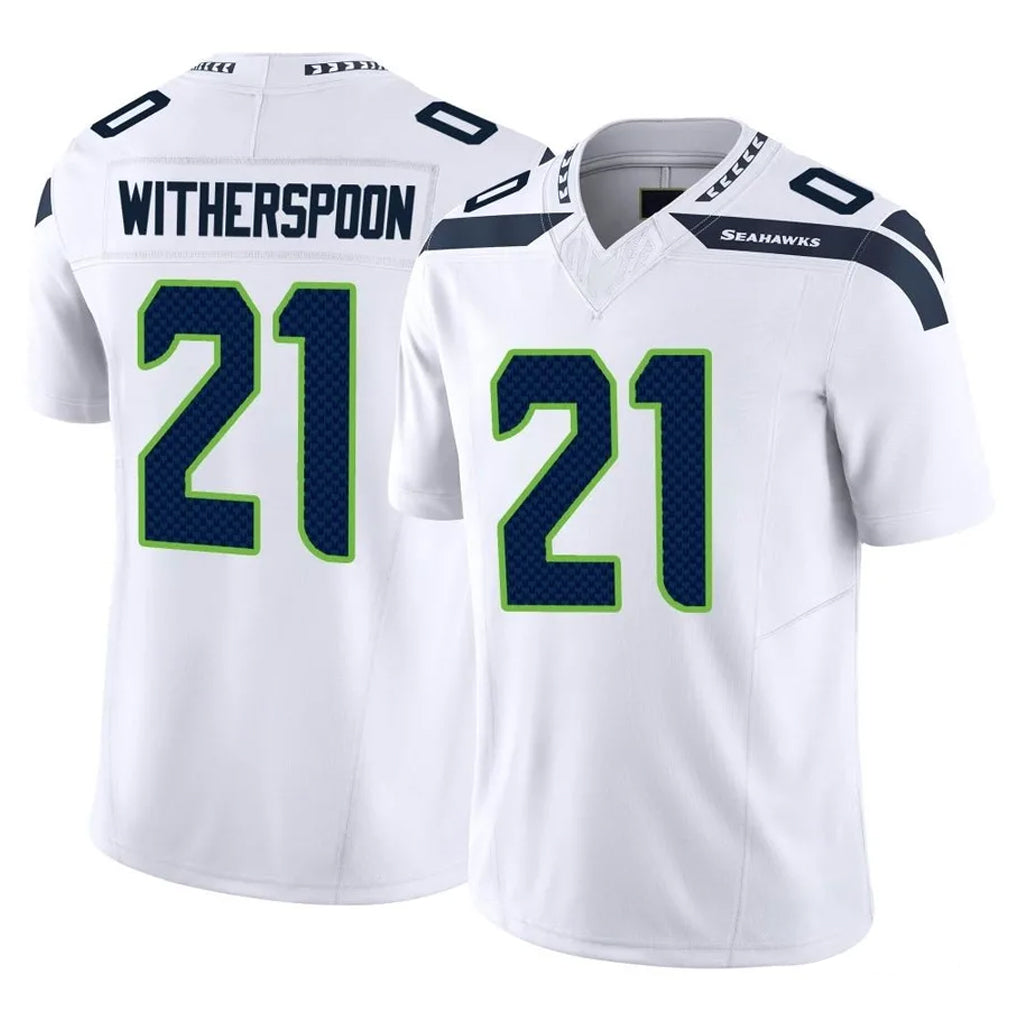 BIPIHUC S.Seahawks #21 Devon Witherspoon Player White Limited Vapor F.U.S.E. Home Game Stitched Jerseys