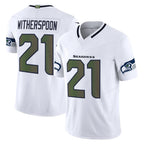 BIPIHUC S.Seahawks #21 Devon Witherspoon Whitel Rivalries Vapor Limited Home Game Stitched Jerseys