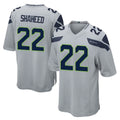 BIPIHUC S.Seahawks #22 Rashid Shaheed Player Gray Home Game Stitched Jerseys
