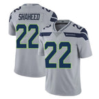 BIPIHUC S.Seahawks #22 Rashid Shaheed Player Gray Limited Vapor Untouchable Home Game Stitched Jerseys