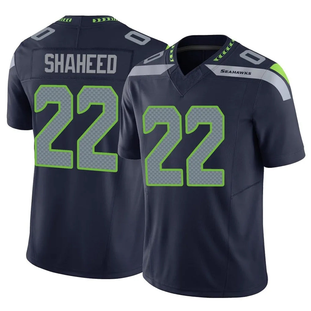 BIPIHUC S.Seahawks #22 Rashid Shaheed Player Navy Limited Vapor F.U.S.E. Home Game Stitched Jerseys