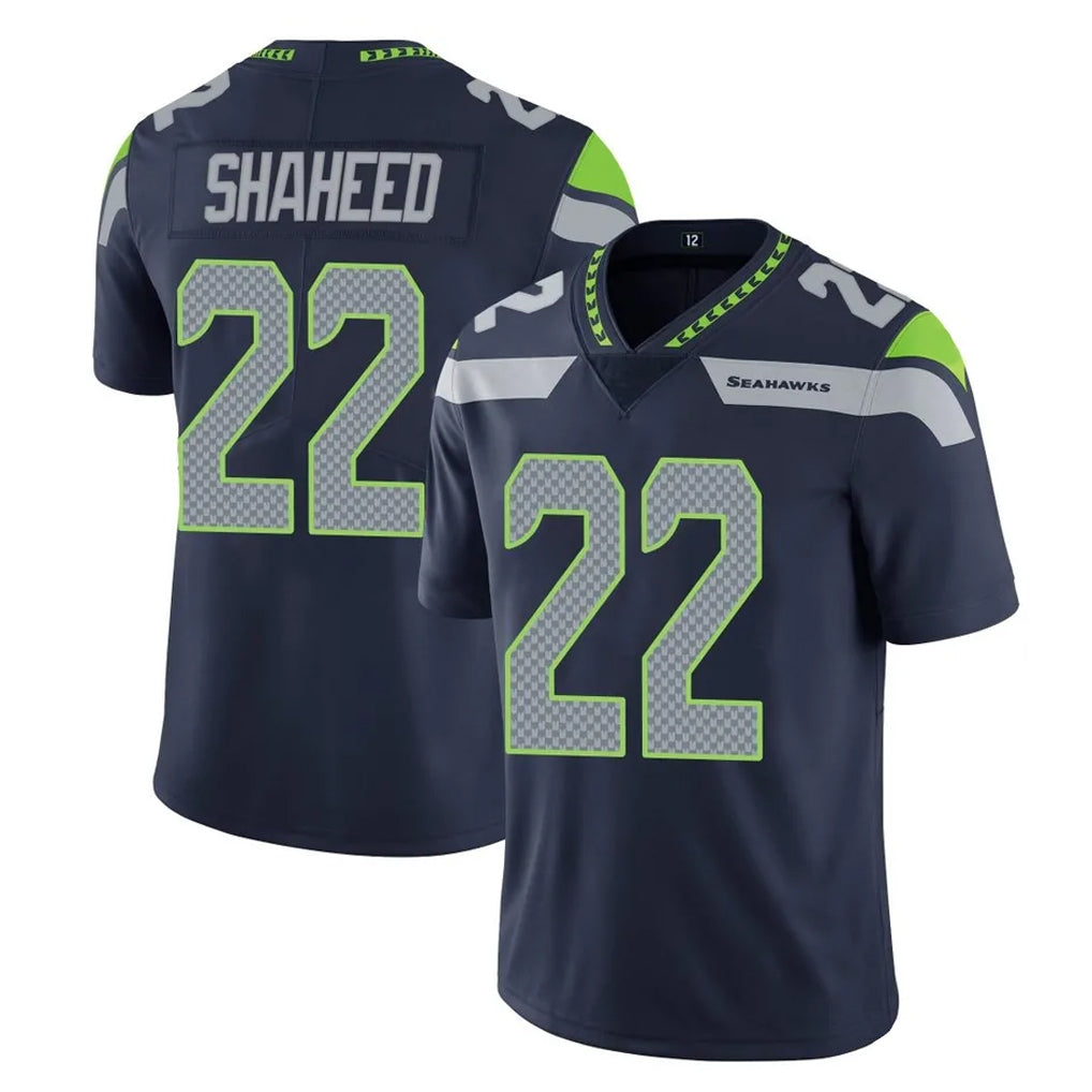 BIPIHUC S.Seahawks #22 Rashid Shaheed Player Navy Limited Vapor Untouchable Home Game Stitched Jerseys
