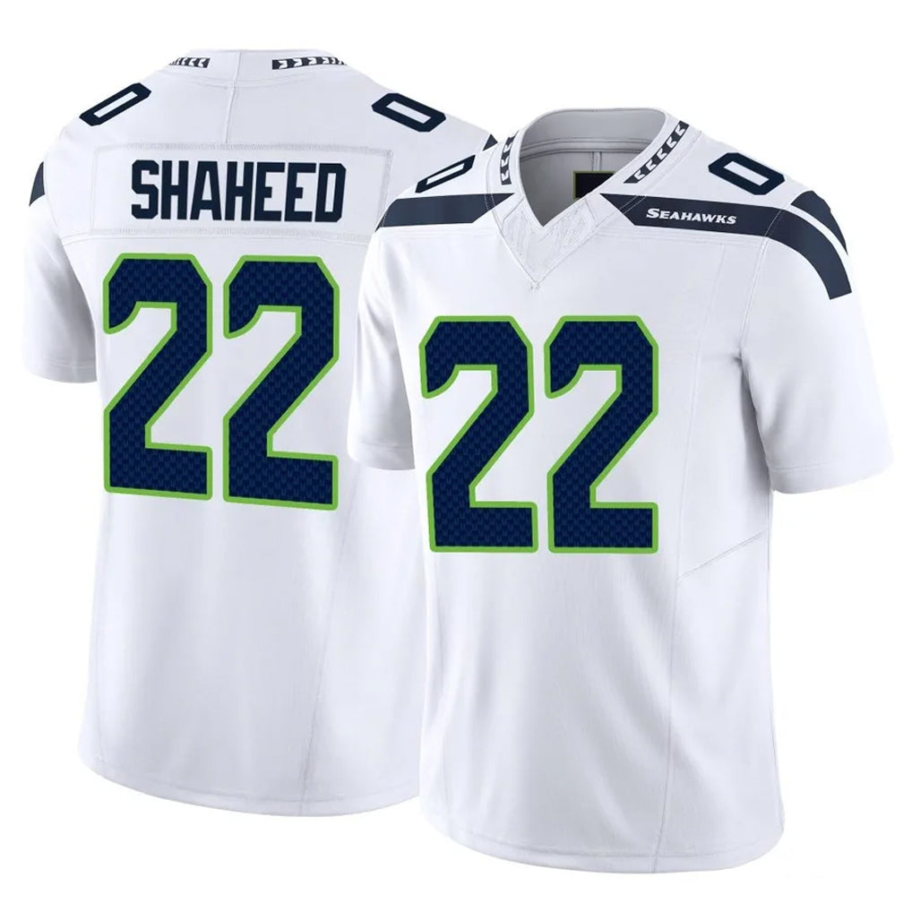 BIPIHUC S.Seahawks #22 Rashid Shaheed Player White Limited Vapor F.U.S.E. Home Game Stitched Jerseys