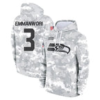 BIPIHUC S.Seahawks #3 Nick Emmanwori Player Arctic Camo Limited Salute to Service Pullover Hoodies Game Stitched Jerseys
