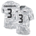 BIPIHUC S.Seahawks #3 Nick Emmanwori Player Arctic Camo Salute to Service Limited Football Jerseys