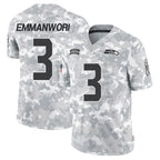 BIPIHUC S.Seahawks #3 Nick Emmanwori Player Arctic Camo Salute to Service Limited Football Jerseys