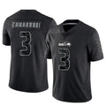 BIPIHUC S.Seahawks #3 Nick Emmanwori Player Black RFLCTV Limited Football Jerseys