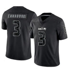 BIPIHUC S.Seahawks #3 Nick Emmanwori Player Black RFLCTV Limited Football Jerseys