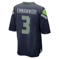 BIPIHUC S.Seahawks #3 Nick Emmanwori Player Navy Home Game Football Jersey
