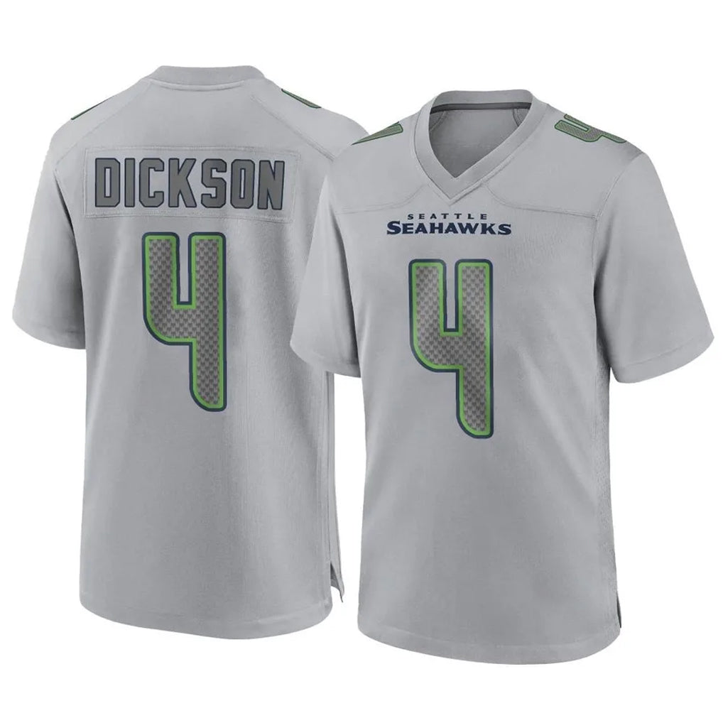 BIPIHUC S.Seahawks #4 Michael Dickson Player Gray Atmosphere Fashion Home Game Stitched Jerseys