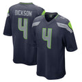 BIPIHUC S.Seahawks #4 Michael Dickson Player Navy Home Game Stitched Jerseys