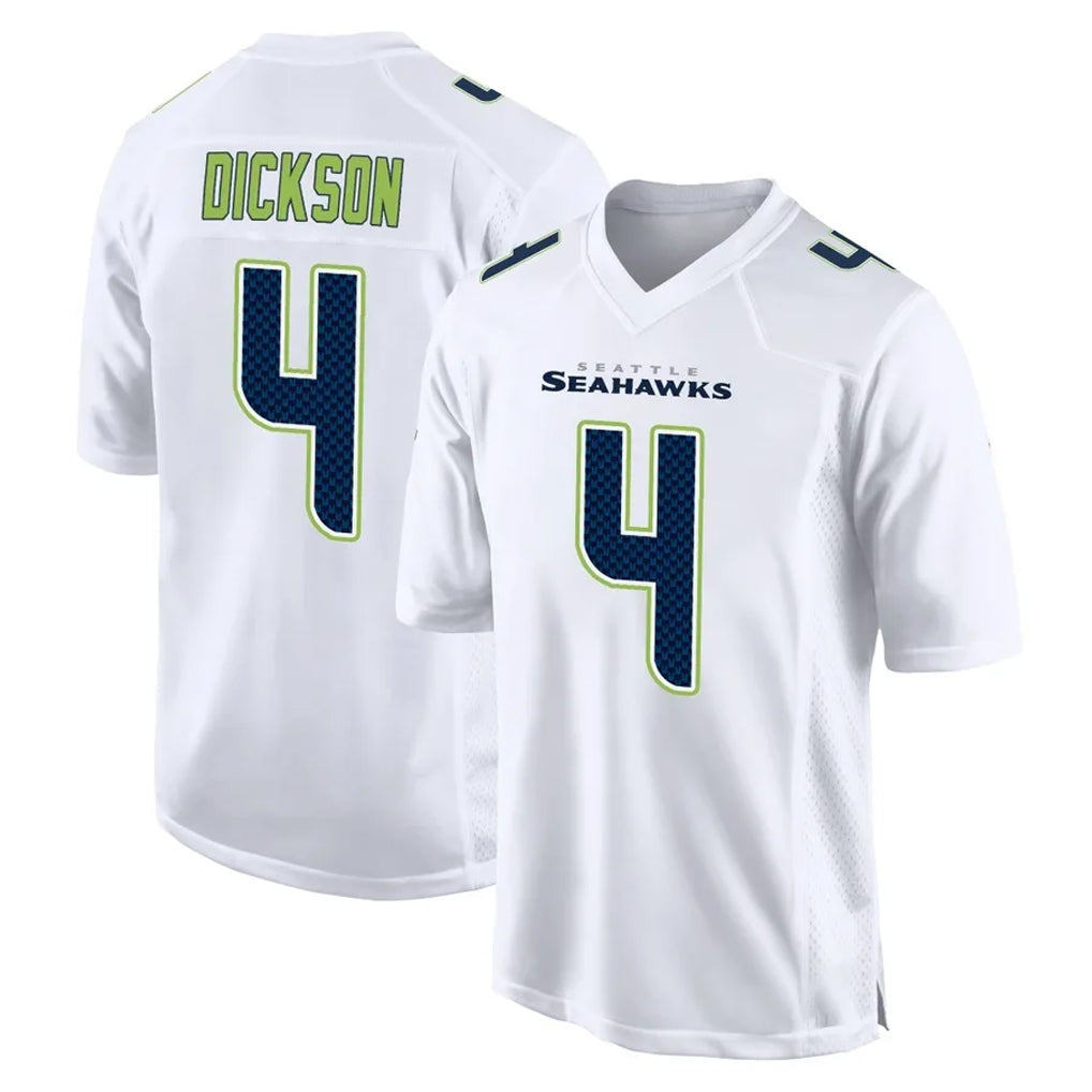 BIPIHUC S.Seahawks #4 Michael Dickson Player White Tundra Fashion Home Game Stitched Jerseys