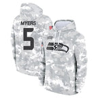 BIPIHUC S.Seahawks #5 Jason Myers Player Arctic Camo Limited Salute to Service Pullover Hoodies Game Stitched Jerseys