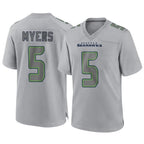 BIPIHUC S.Seahawks #5 Jason Myers Player Gray Atmosphere Fashion Home Game Stitched Jerseys
