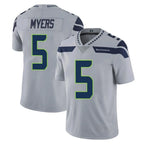 BIPIHUC S.Seahawks #5 Jason Myers Player Gray Limited Vapor Untouchable Home Game Stitched Jerseys