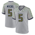 BIPIHUC S.Seahawks #5 Jason Myers Player Grey 2025 Rivalries Collection Home Game Stitched Jerseys