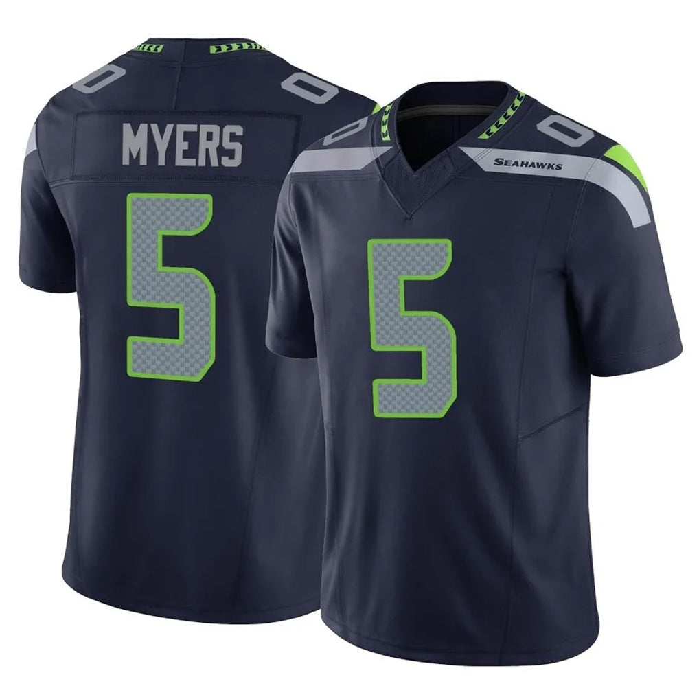 BIPIHUC S.Seahawks #5 Jason Myers Player Navy Limited Vapor F.U.S.E. Home Game Stitched Jerseys