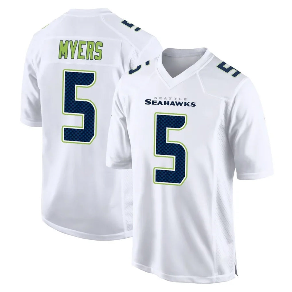 BIPIHUC S.Seahawks #5 Jason Myers Player White Tundra Fashion Home Game Stitched Jerseys