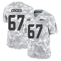 BIPIHUC S.Seahawks #67 Charles Cross Player Arctic Camo Limited Salute To Service Home Game Stitched Jerseys