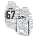 BIPIHUC S.Seahawks #67 Charles Cross Player Arctic Camo Limited Salute to Service Pullover Hoodies Game Stitched Jerseys