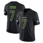 BIPIHUC S.Seahawks #7 Uchenna Nwosu Player Black Impact Limited Home Game Stitched Jerseys