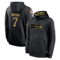 BIPIHUC S.Seahawks #7 Uchenna Nwosu Player Black Salute to Service Hoodies Limited Game Stitched Jerseys