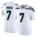 BIPIHUC S.Seahawks #7 Uchenna Nwosu Player White Limited Vapor F.U.S.E. Home Game Stitched Jerseys