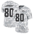 BIPIHUC S.Seahawks #80 Steve Largent Player Arctic Camo Salute to Service Limited Stitched Jerseys