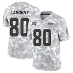 BIPIHUC S.Seahawks #80 Steve Largent Player Arctic Camo Salute to Service Limited Stitched Jerseys